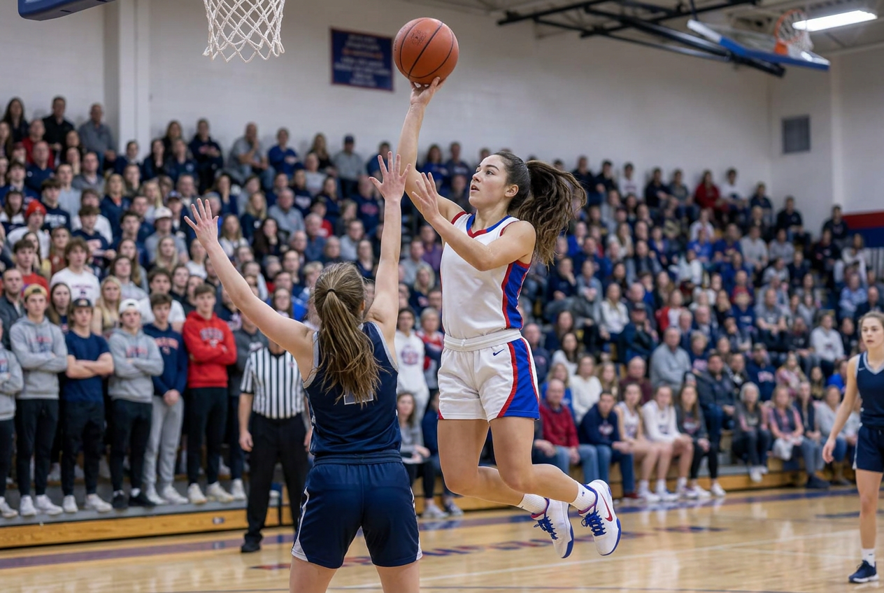 Avery Monroe rising for a jump shot